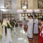 Enthronement of the Bible in the Sacred Heart Church, Hmawbi.