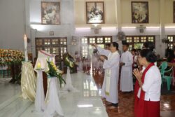 Enthronement of the Bible in the Sacred Heart Church, Hmawbi.